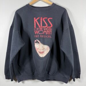 Vintage Kiss of the Spider Woman Sweatshirt Black Size L